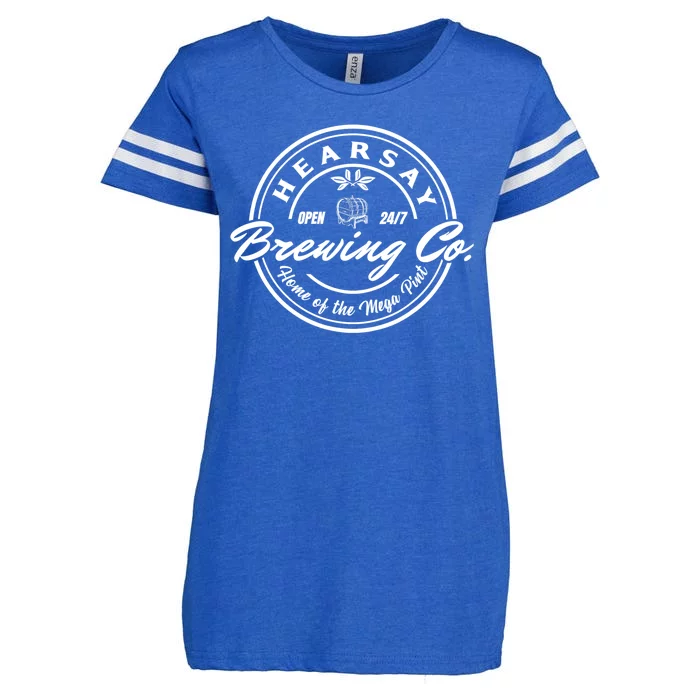 Hearsay Brewing Company Mega Pint Enza Ladies Jersey Football T-Shirt