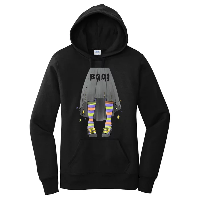 Halloween Boo Cute Unique Funny Family Women's Pullover Hoodie