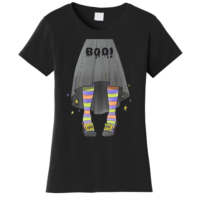 Halloween Boo Cute Unique Funny Family Women's T-Shirt