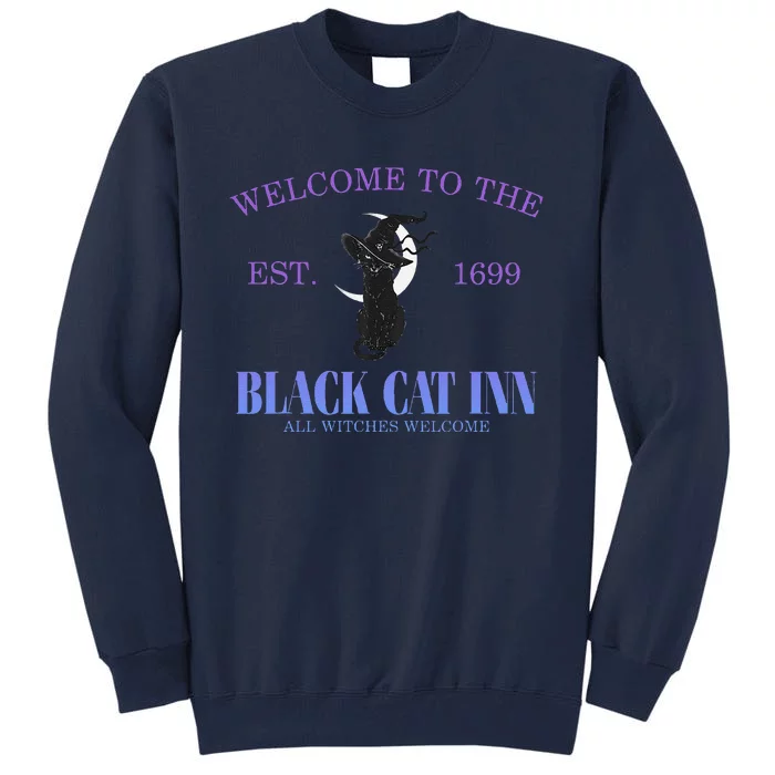 Halloween Black Cat Est 1699 Tall Sweatshirt