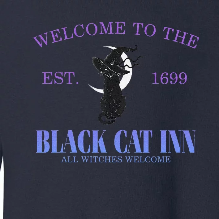 Halloween Black Cat Est 1699 Toddler Sweatshirt