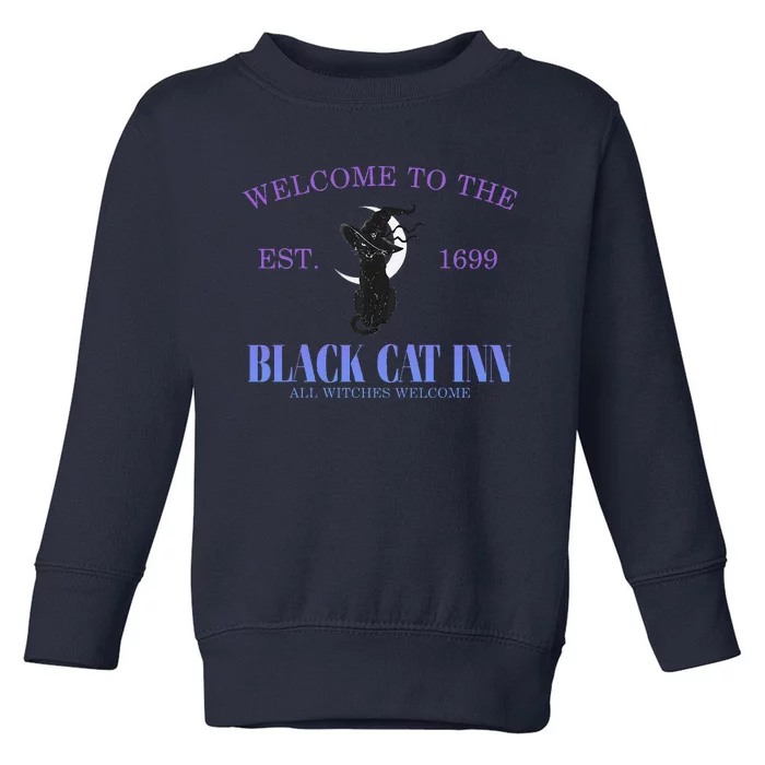 Halloween Black Cat Est 1699 Toddler Sweatshirt