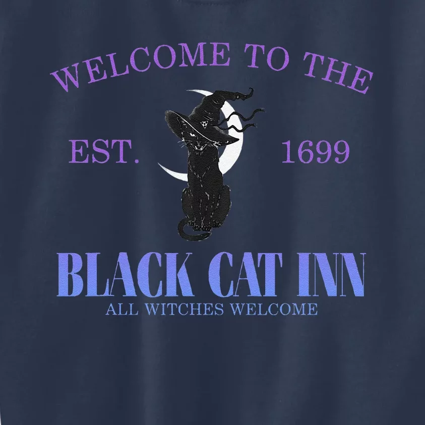 Halloween Black Cat Est 1699 Kids Sweatshirt