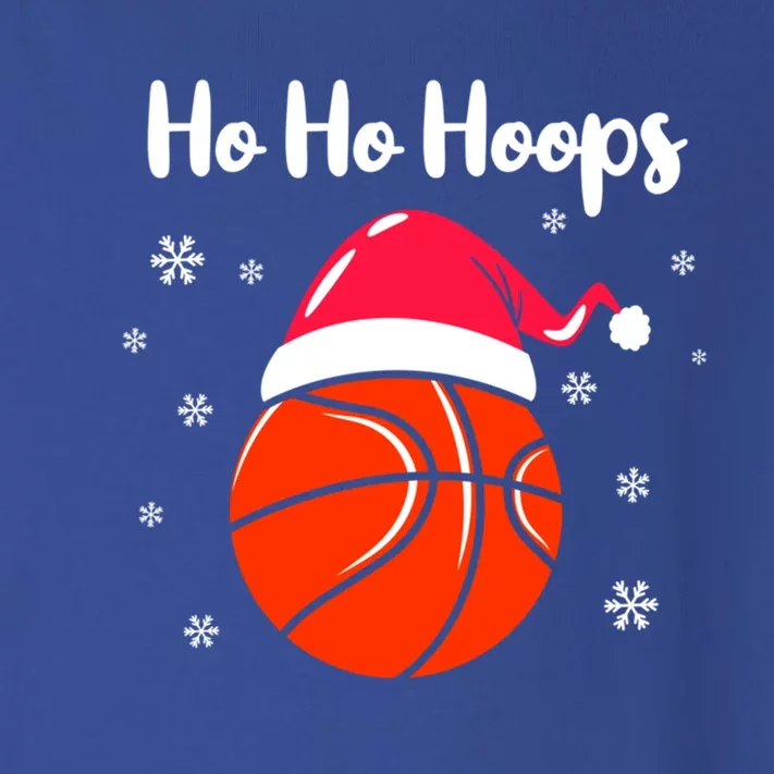 Hoops Basketball Christmas Pun For Xmas Basketball Player Gift Toddler Long Sleeve Shirt