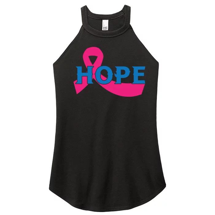 Hope Breast Cancer Awareness Women’s Perfect Tri Rocker Tank