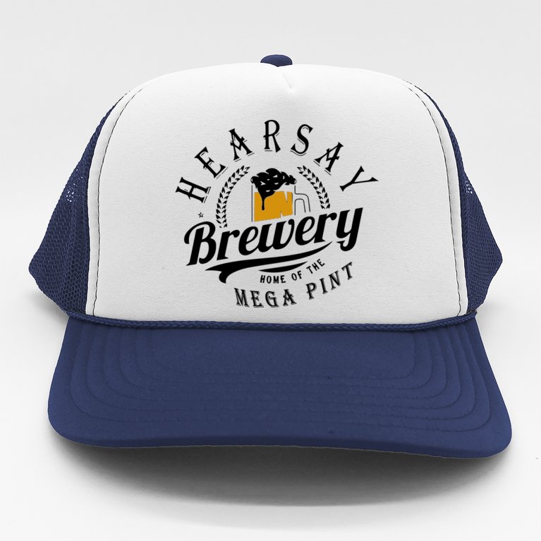 Hearsay Brewing Company Home Of The Mega Pint Trucker Hat