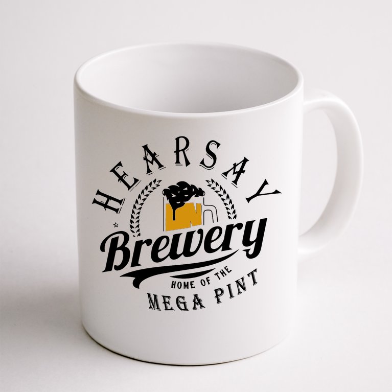 Hearsay Brewing Company Home Of The Mega Pint Coffee Mug
