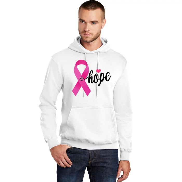 Hope Breast Cancer Awareness Ribbon Hoodie