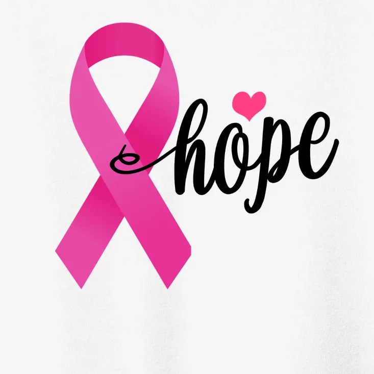 Hope Breast Cancer Awareness Ribbon Toddler T-Shirt