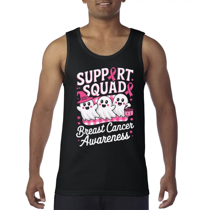 Halloween Breast Cancer Awareness Chemotherapy Pin.K Ribbon Tank Top