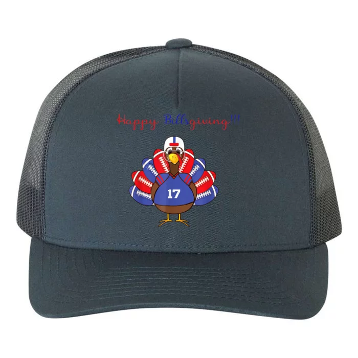 Happy BillsGiving Chicken Football Thanksgiving Yupoong Adult 5-Panel Trucker Hat