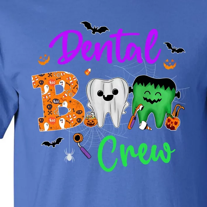 Halloween Boo Dentist Pumpkin Costume Dental Assistant Gift Tall T-Shirt