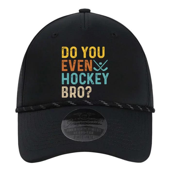 Hockey Bro? Do You Even Lift Bro? Funny Hockey Product Gift Performance The Dyno Cap