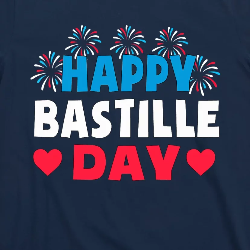 Happy Bastille Day July 14th France Fête Nationale T-Shirt