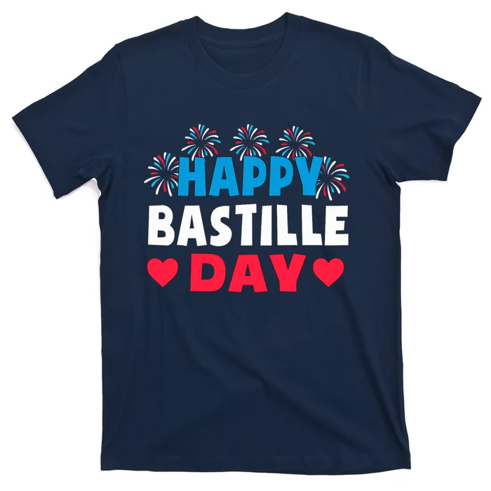 Happy Bastille Day July 14th France Fête Nationale T-Shirt