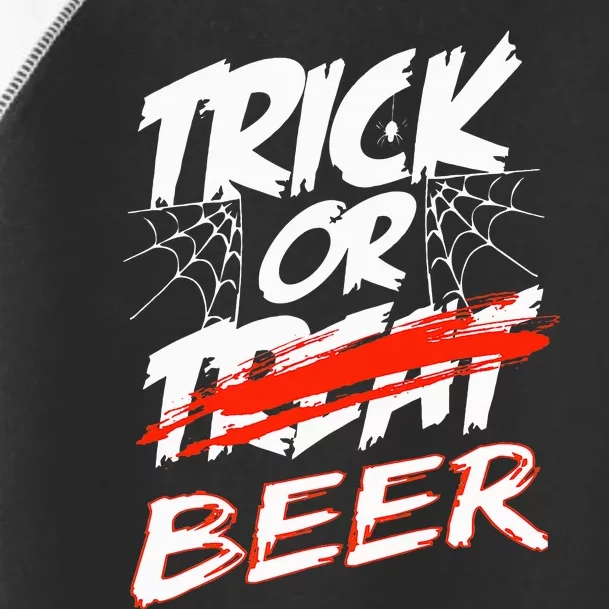 Halloween Beer Drinkers Unleash the Trick or Beer Fun! Toddler Fine Jersey T-Shirt