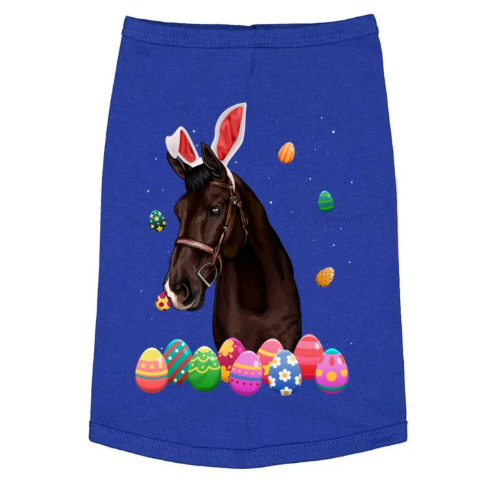 Horse Bunny Easter Funny Easter Day Horses Lovers Gift Doggie Tank