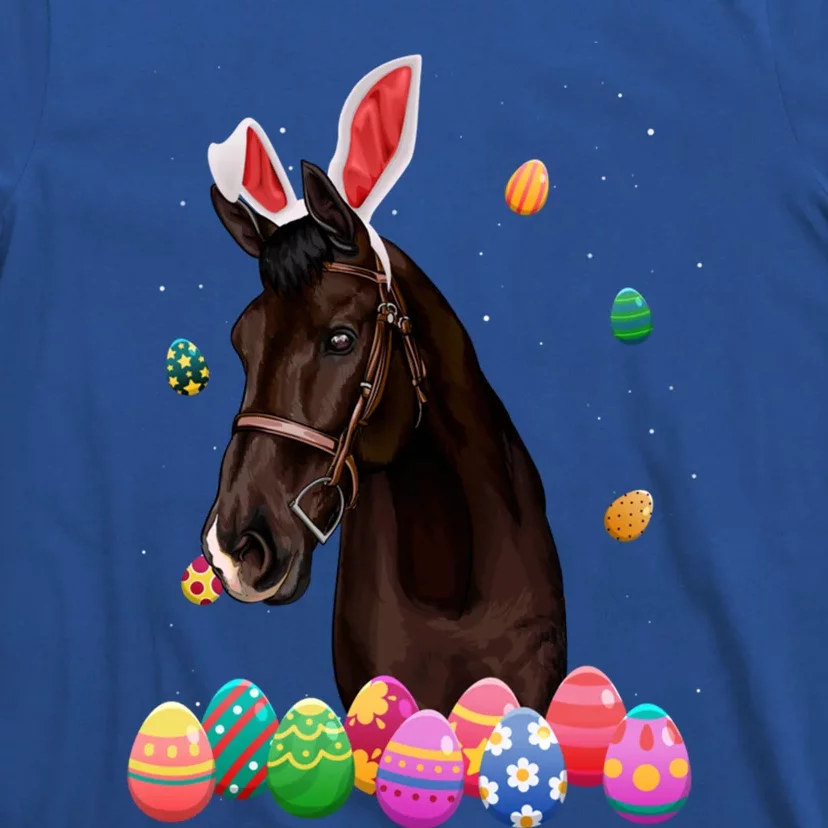 Horse Bunny Easter Funny Easter Day Horses Lovers Gift T-Shirt