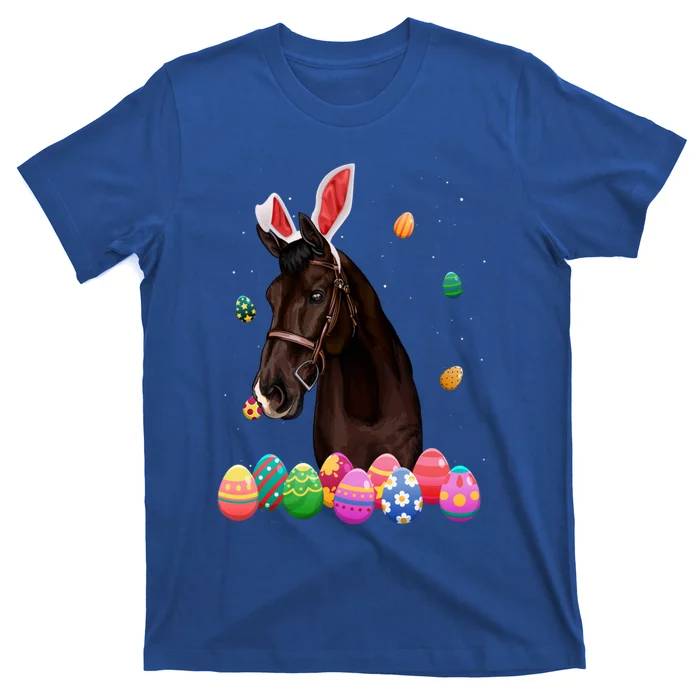 Horse Bunny Easter Funny Easter Day Horses Lovers Gift T-Shirt