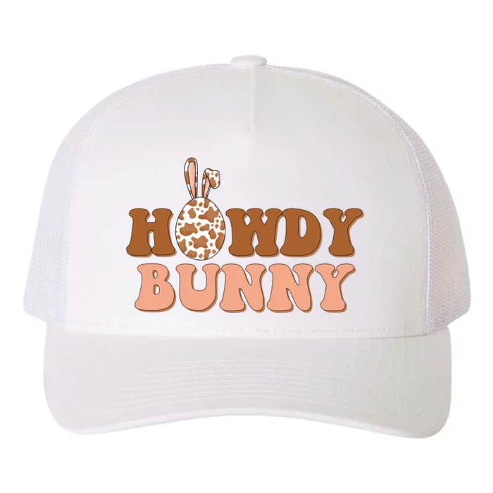 Howdy Bunny Easter Holiday Yupoong Adult 5-Panel Trucker Hat