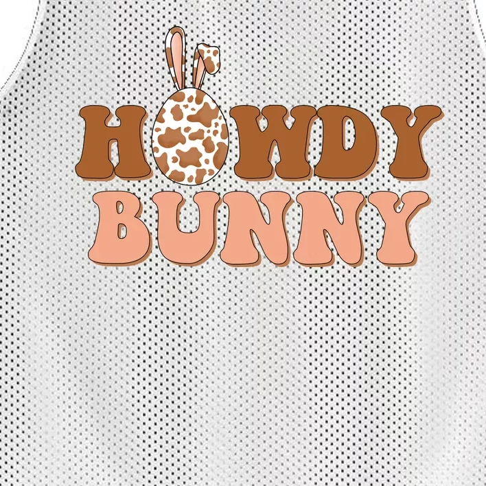 Howdy Bunny Easter Holiday Mesh Reversible Basketball Jersey Tank