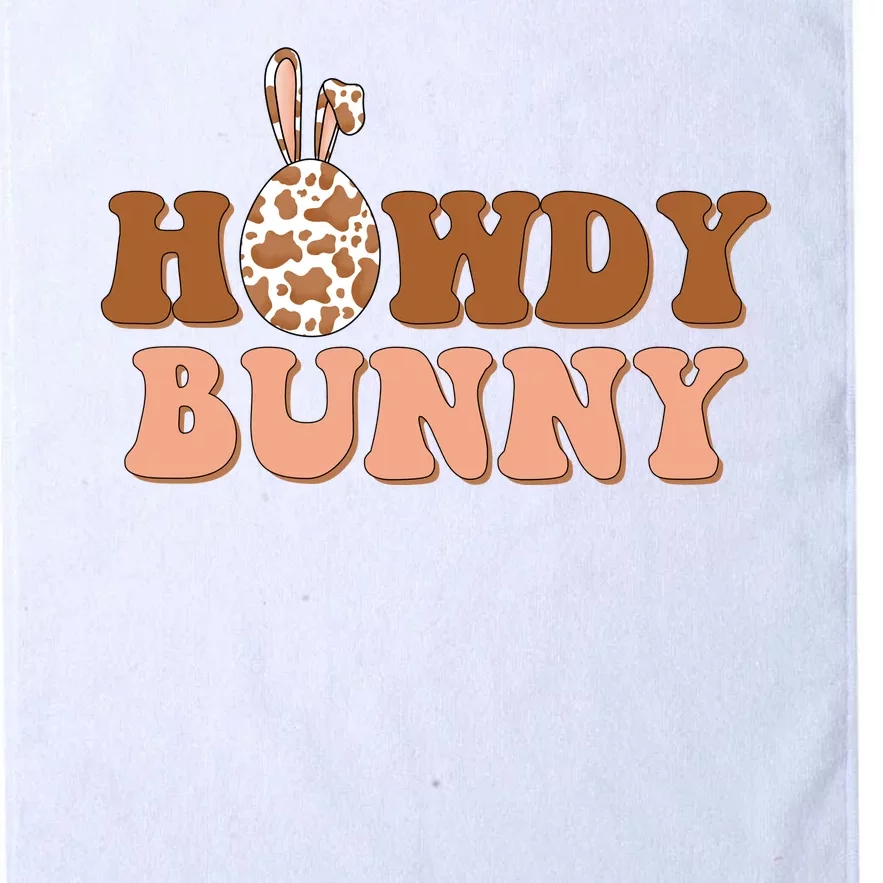 Howdy Bunny Easter Holiday Platinum Collection Golf Towel