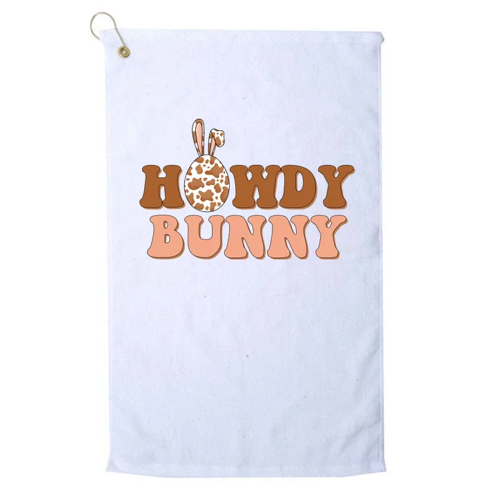 Howdy Bunny Easter Holiday Platinum Collection Golf Towel