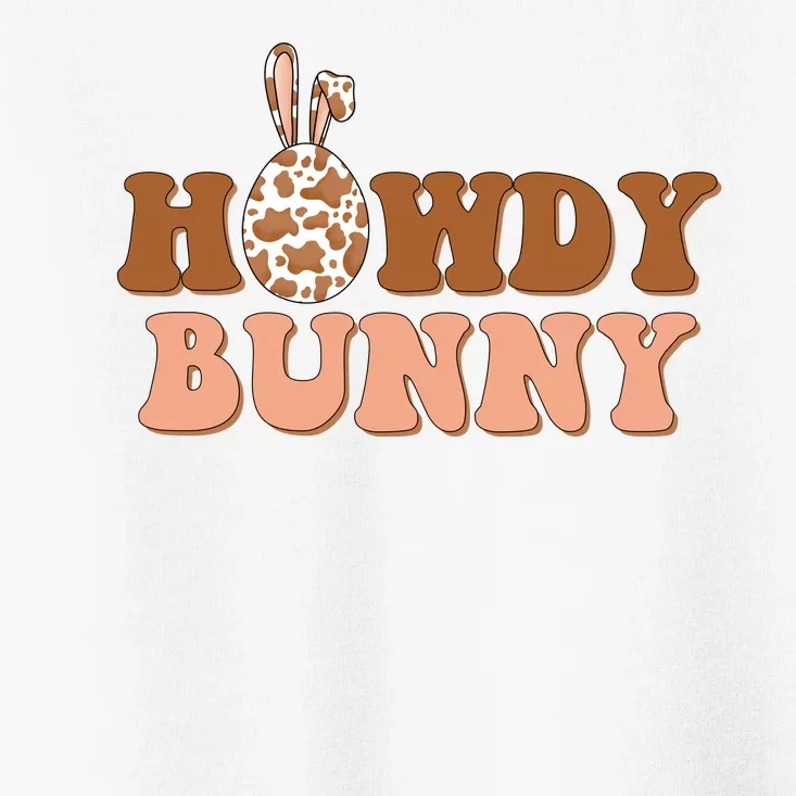 Howdy Bunny Easter Holiday Toddler T-Shirt