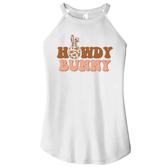 Howdy Bunny Easter Holiday Women’s Perfect Tri Rocker Tank