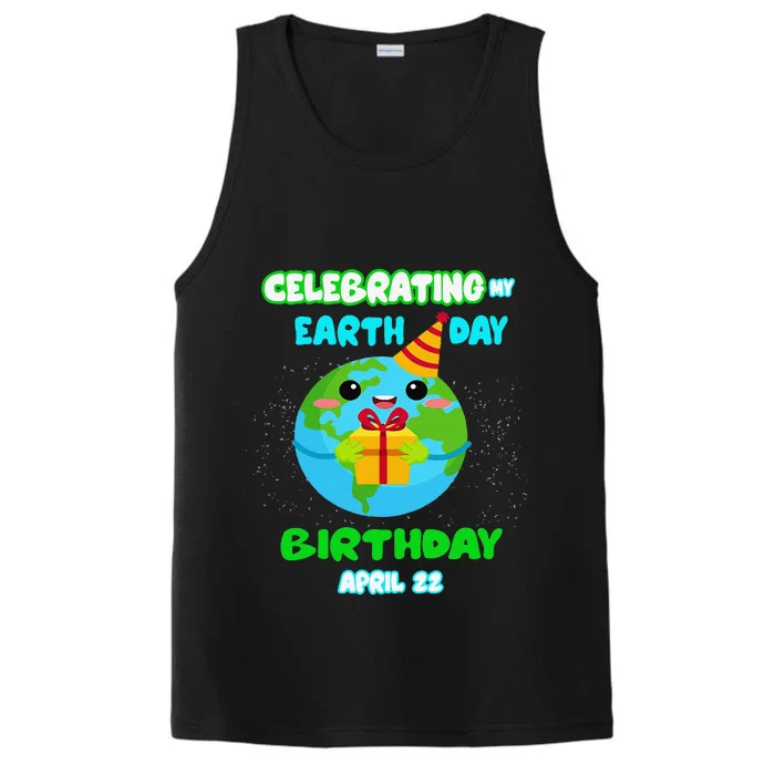 Happy Birthday & Earth Day April 22nd Green Gift Performance Tank