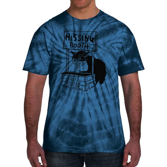 Hissing Booth Funny Cta Kitten Meow Tie-Dye T-Shirt