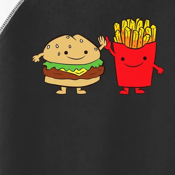 Hamburger Burger Fast Food French Fries Toddler Fine Jersey T-Shirt