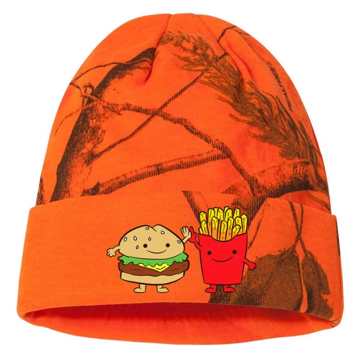 Hamburger Burger Fast Food French Fries Kati - 12in Camo Beanie