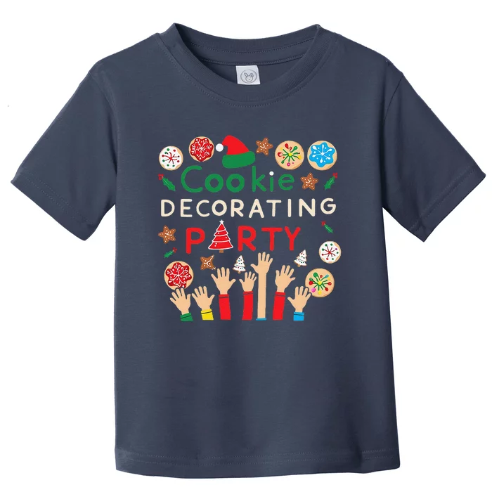 Holiday Baking Family Cookie Decorating Party Fun Toddler T-Shirt