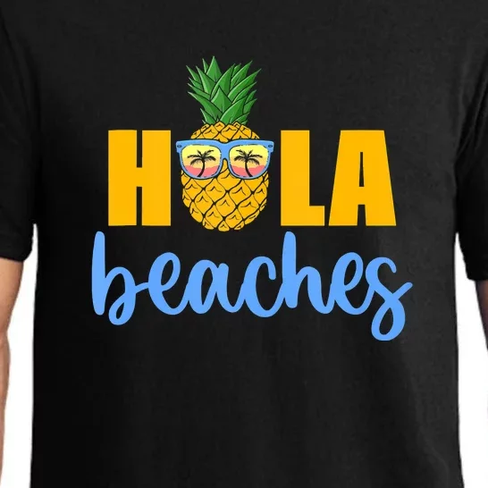 Hola Beaches Funny Beach Vacation Summer For Pajama Set