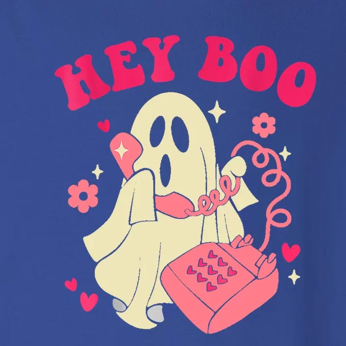 Hey Boo Funny Halloween Costume Spooky Season Scary Ghost Gift Toddler Long Sleeve Shirt