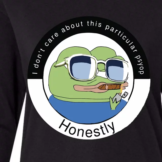 Honestly Bird Free Speech Shert PEPE The Frog Womens Cotton Relaxed Long Sleeve T-Shirt