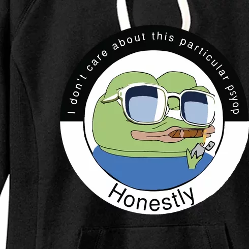 Honestly Bird Free Speech Shert PEPE The Frog Women's Fleece Hoodie