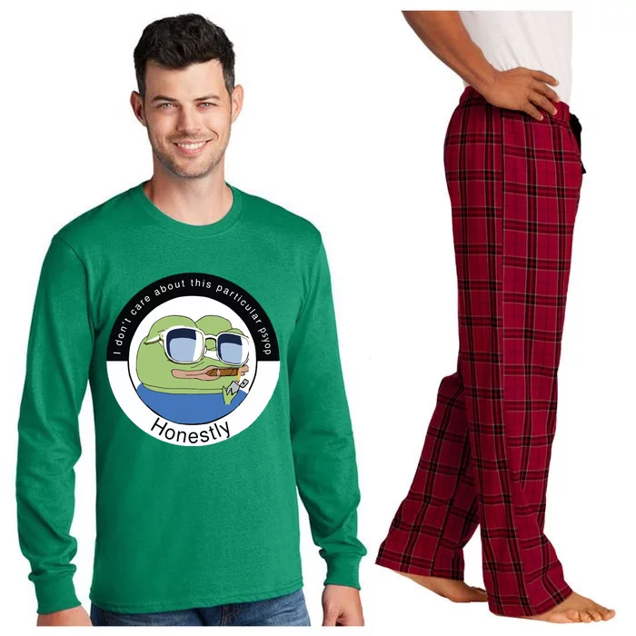 Honestly Bird Free Speech Shert PEPE The Frog Long Sleeve Pajama Set