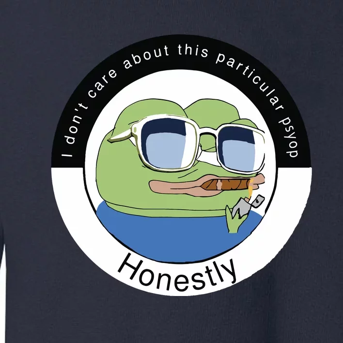 Honestly Bird Free Speech Shert PEPE The Frog Toddler Sweatshirt