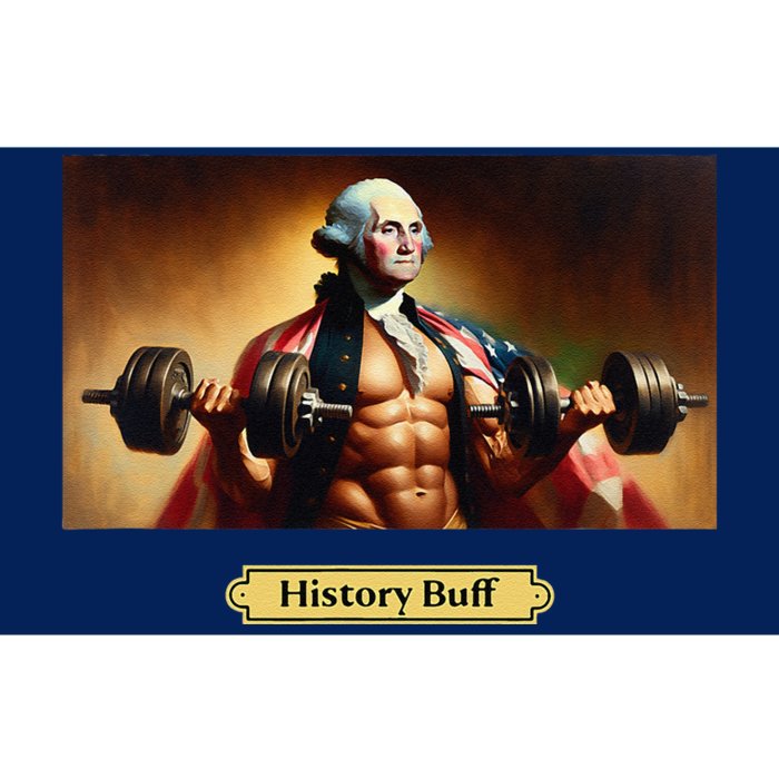 History Buff Funny George Washington Bumper Sticker