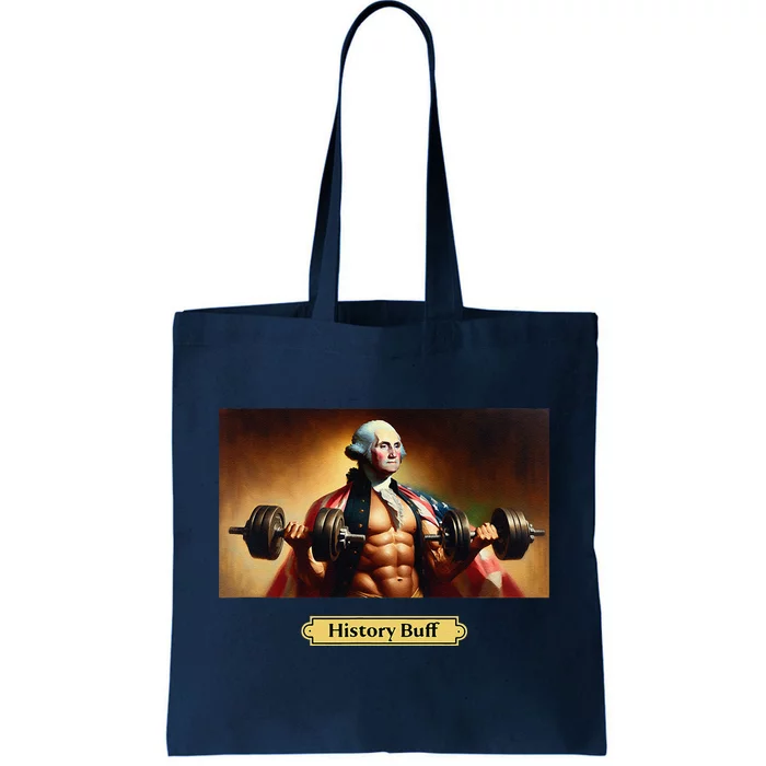 History Buff Funny George Washington Tote Bag