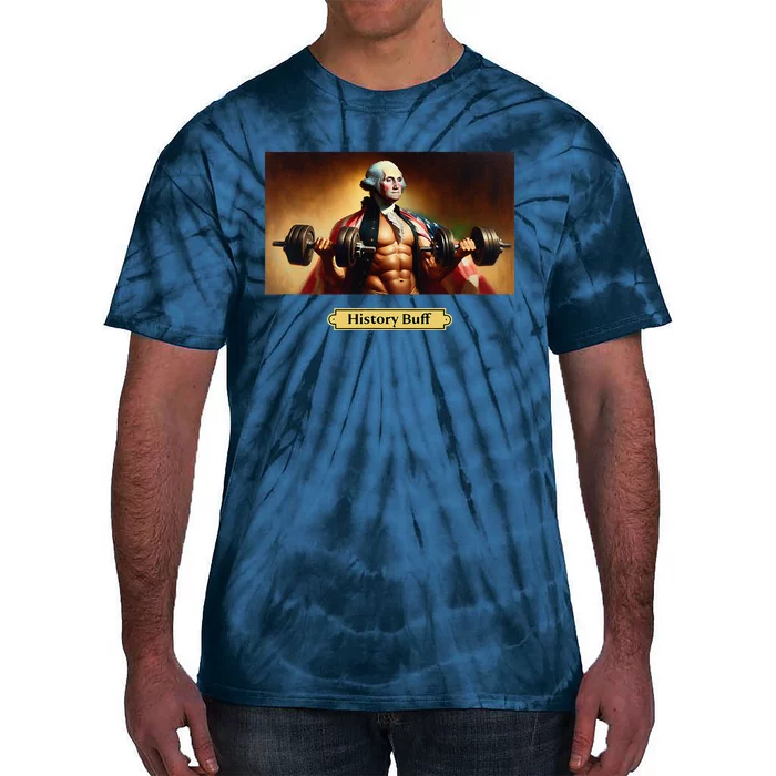 History Buff Funny George Washington Tie-Dye T-Shirt