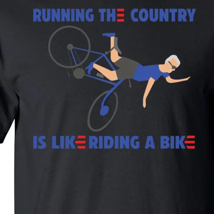 Horrible Biden Falling From Bike Tall T-Shirt