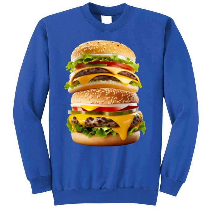 Hamburger Burger Food Day Buns Cheeseburger Grilling Outdoor Meaningful Gift Sweatshirt