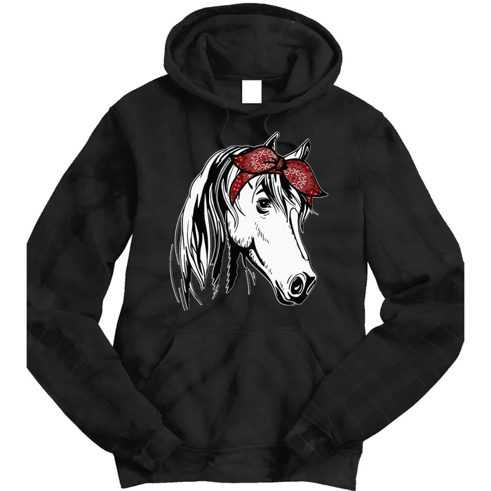 Horse Bandana for Equestrian Horseback Riding Tie Dye Hoodie