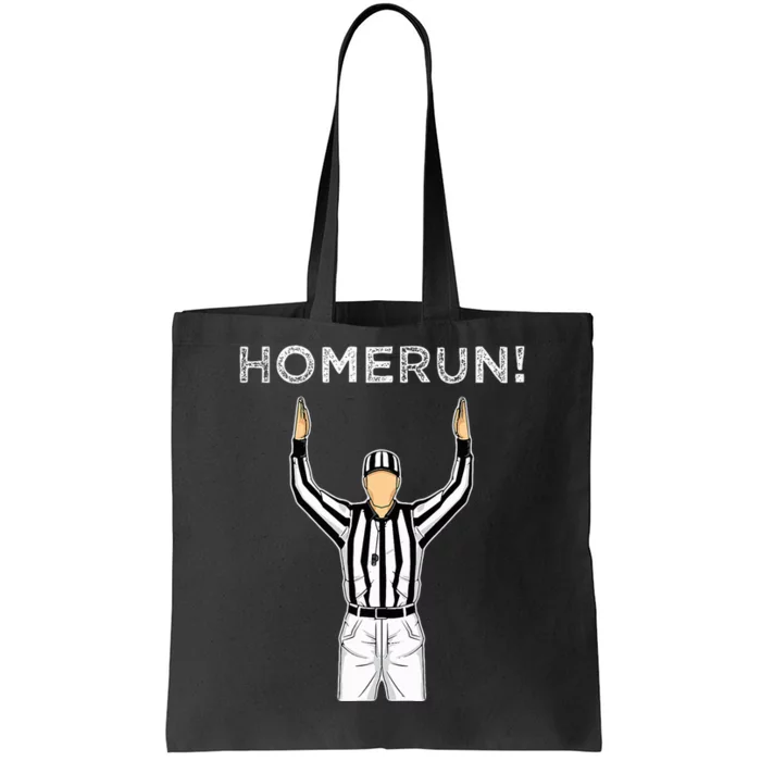 Homerun Baseball Football Tote Bag