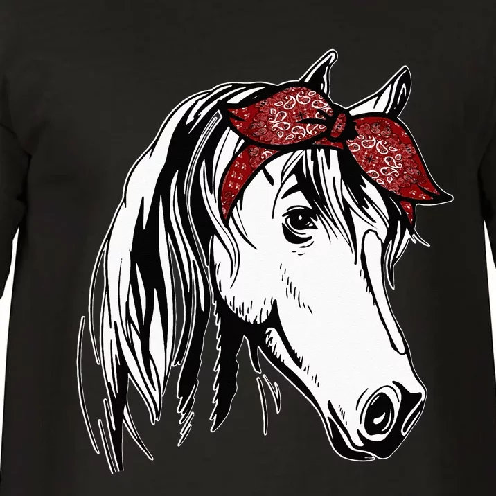 Horse Bandana For Equestrian Horseback Riding Horse Lover Comfort Colors T-Shirt