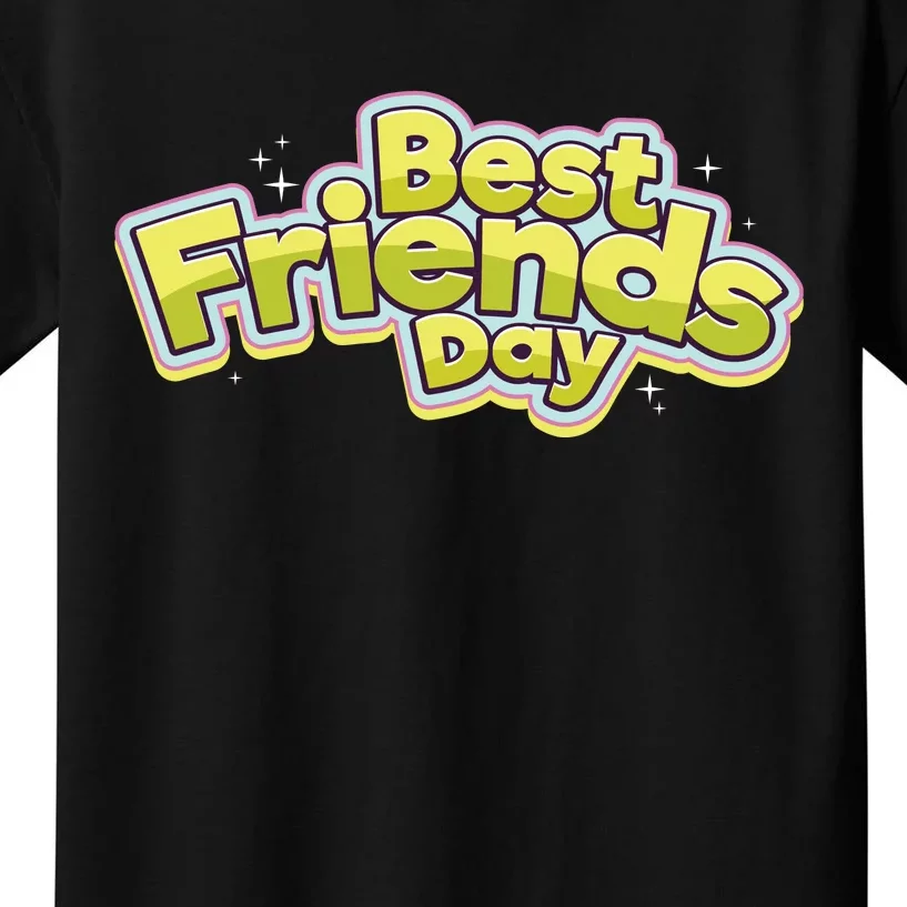 Happy Best Friends Day Celebration Kids T-Shirt