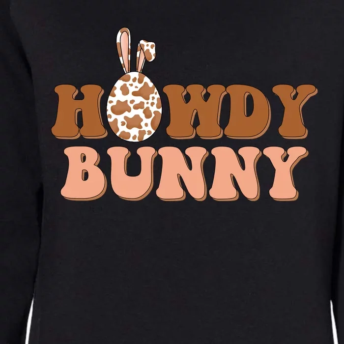 Howdy Bunny Funny Cute Cowboy Cowgirl Easter Womens California Wash Sweatshirt